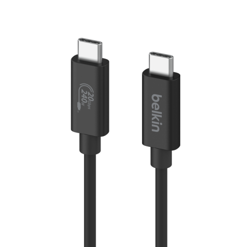 Belkin INZ004BT2MBK cable USB USB4 Gen 2x2 2 m USB C Negro - imagen 3