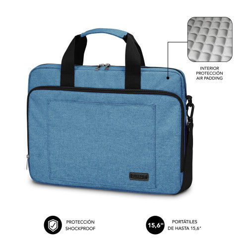 SUBBLIM Maletín Ordenador Air Padding Laptop bag 15,6" Azul - imagen 2