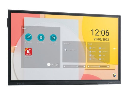 Sharp PN-LC752 Pantalla plana para señalización digital 190,5 cm (75") LCD Wifi 450 cd / m² 4K Ultra HD Negro Pantalla táctil Procesador incorporado Android 11 16/7 - imagen 3