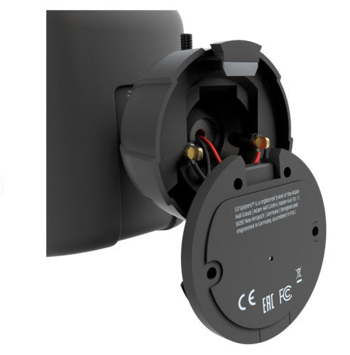 LD SYSTEMS INTEGRATION SERIE DQOR (LDDQOR3B) 3" TWO-WAY PASSIVE INDOOR/OUTDOOR INSTALLATION LOUDSPEAKER 8 OHM, BLACK (PAIR) WARRANTY 5 YEARS (PU3) - imagen 2