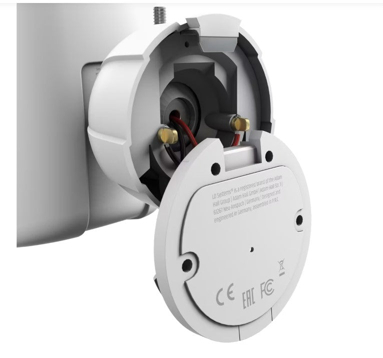 LD SYSTEMS INTEGRATION SERIE DQOR (LDDQOR3W) 3" TWO-WAY PASSIVE INDOOR/OUTDOOR INSTALLATION LOUDSPEAKER 8 OHM, WHITE (PAIR) WARRANTY 5 YEARS (PU3) - imagen 3