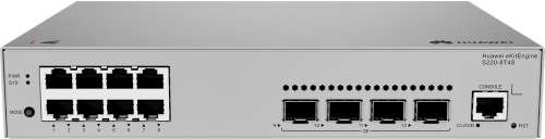 HUAWEI eKit S220 Series S220-8T4S Gestionado L2 Gigabit Ethernet (10/100/1000) 1U Gris