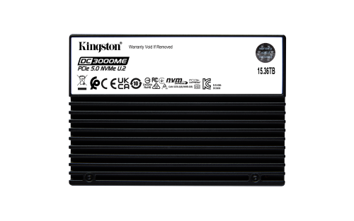 Kingston Technology 15,36TB DC3000ME U.2 PCIe 5.0 NVMe TCG Opal SSD para empresas - imagen 1