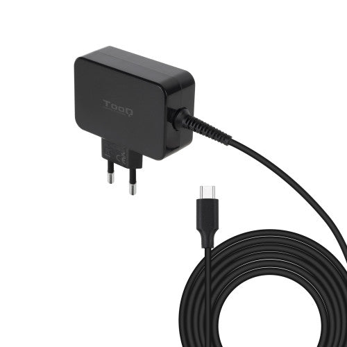 TooQ Cargador de portátil GAN USB-C PD 45W, Negro - imagen 1