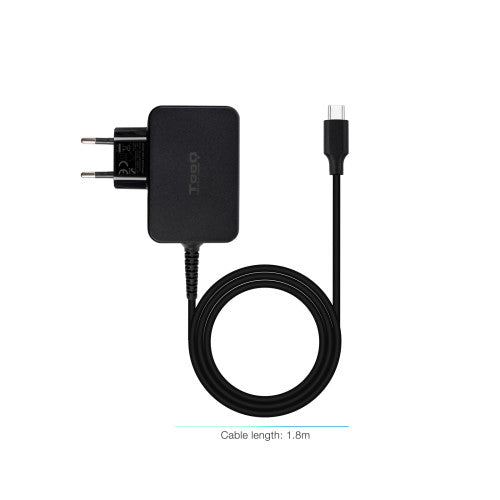 TooQ Cargador de portátil GAN USB-C PD 45W, Negro - imagen 2