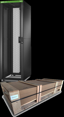 APC Easy Rack 600mm/42U/1000mm , with Roof, Side panel Rack o bastidor independiente Negro