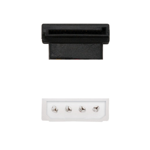 Nanocable CABLE SATA ALIMENTACION ACODADO 5.25"(MOLEX 4PIN)/M-SATA/H 16 CM OEM - imagen 3