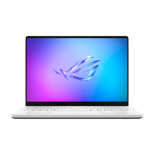ASUS ROG Zephyrus G14 OLED GA403WP-QS002W - Ordenador Portátil Gaming de 14" WQXGA+ 120Hz (AMD Ryzen AI 9 HX 370, 32GB RAM, 1TB SSD, NVIDIA RTX 5070 8GB, Windows 11 Home) Blanco Platino - Teclado QWERTY español - imagen 1