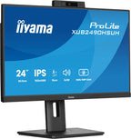 Iiyama MONITOR IIYAMA 24" XUB2490HSUH-B2, FHD, 75HZ, 1MS, HDMI, DISPLAYPORT, USB, ALT, AJUS ALT, PIVOTANTE, CAM - imagen 2