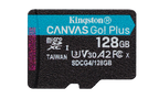 Kingston Technology 128GB microSDXC Canvas Go Plus Gen4 200R A2 U3 Paquete individual sin ADP - imagen 1