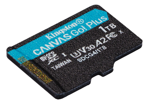 Kingston Technology 1 TB microSDXC Canvas Go Plus Gen4 200R A2 U3 Paquete individual sin ADP - imagen 2