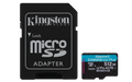 Kingston Technology Tarjeta microSDXC Canvas Go Plus Gen4 de 512 GB, 200 MB/s, A2 U3 V30 y adaptador - imagen 1