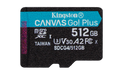 Kingston Technology 512 GB microSDXC Canvas Go Plus Gen4 200R A2 U3 Paquete individual sin ADP - imagen 1