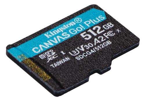 Kingston Technology 512 GB microSDXC Canvas Go Plus Gen4 200R A2 U3 Paquete individual sin ADP - imagen 2