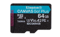 Kingston Technology 64GB microSDXC Canvas Go Plus Gen4 200R A2 U3 Paquete individual sin ADP - imagen 1