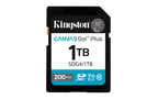 Kingston Technology 1TB SDXC Canvas Go Plus Gen4 200MB/s C10 UHS-I U3 V30 - imagen 1