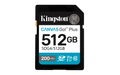 Kingston Technology 512GB SDXC Canvas Go Plus Gen4 200MB/s C10 UHS-I U3 V30 - imagen 1