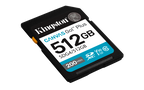Kingston Technology 512GB SDXC Canvas Go Plus Gen4 200MB/s C10 UHS-I U3 V30 - imagen 2