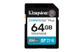 Kingston Technology 64GB SDXC Canvas Go Plus Gen4 200MB/s C10 UHS-I U3 V30 - imagen 1