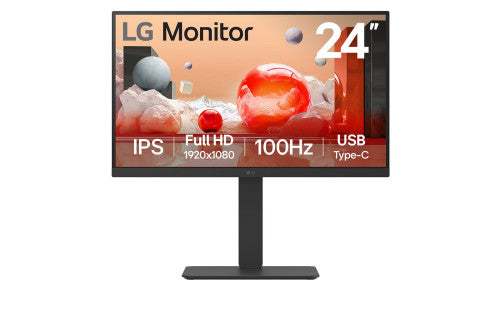 Imagen de LG 24BA750-B pantalla para PC 60,5 cm (23.8") 1920 x 1080 Pixeles Full HD LCD Negro