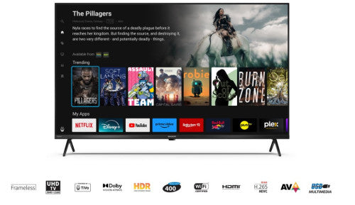 Sharp TELEVISOR SHARP 43"43GK4245E TIVO TV, 4K ULTRA HD, SMART TV, ACTIVE MOTION 400, NEGRO - imagen 2