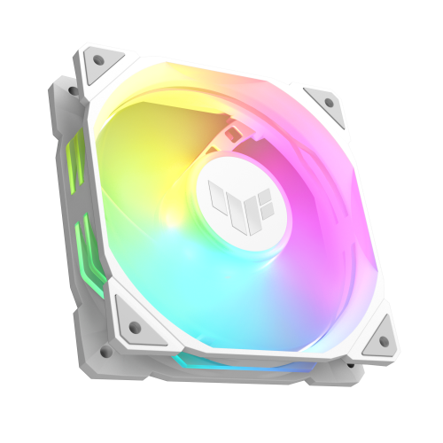 ASUS TUF GAMING TR120 ARGB REVERSE 1-pack White Carcasa del ordenador Refrigerador de aire 12 cm Blanco - imagen 1