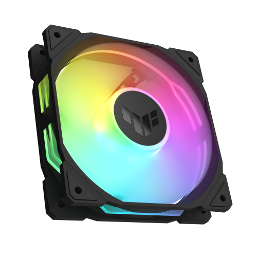 ASUS TUF Gaming TR120 ARGB Reverse Fan - Single Pack Carcasa del ordenador Ventilador 12 cm Negro - imagen 1