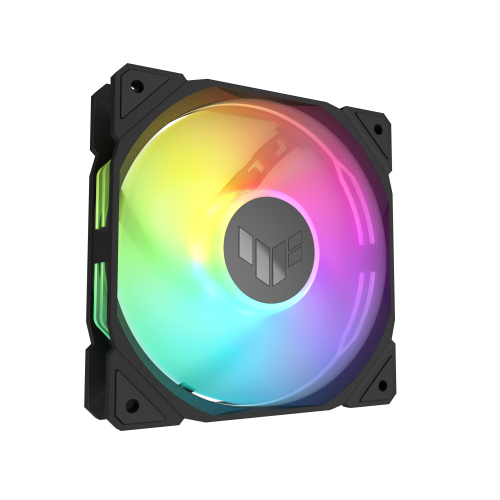 ASUS TUF Gaming TR120 ARGB Reverse Fan - Single Pack Carcasa del ordenador Ventilador 12 cm Negro - imagen 3