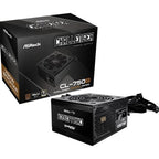 ASRock FUENTE ALIMENTACION ASROCK CL-750B,PSU,750W,80 PLUS BRONZE,120MM,ACTIVE PFC,PCI-E 5.1 (12+4pin)x1,PCI-E (6+2 pin)x4,SATA (5 pin)x4 - imagen 1