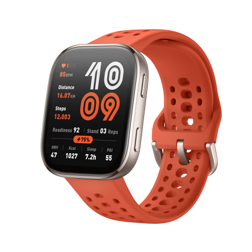 Amazfit Bip 6 Red 5 cm (1.97") AMOLED Digital 390 x 450 Pixeles Pantalla táctil Plata GPS (satélite) - imagen 2
