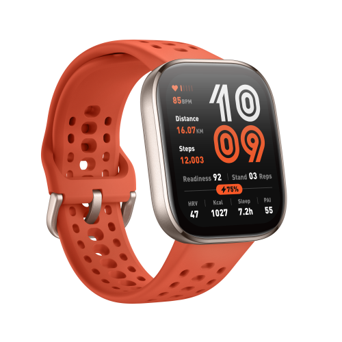 Amazfit Bip 6 Red 5 cm (1.97") AMOLED Digital 390 x 450 Pixeles Pantalla táctil Plata GPS (satélite) - imagen 3