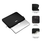 SUBBLIM Funda Ordenador Business Laptop Sleeve Neoprene 13,3-14" Black - imagen 3