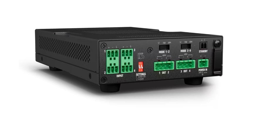 LD SYSTEMS INTEGRATION SERIE TICA (LDAMP405) 4-CHANNEL MINI INSTALLATION POWER AMPLIFIER 4 × 50 W 4 OHM WARRANTY 5 YEARS (PU6) - imagen 2