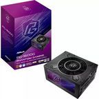 ASRock FUENTE ALIMENTACION ASROCK PG-1600G,PSU,1600W,80 PLUS GOLD,135MM,MODULAR,PCI-E 5.1 (12+4pin)x2,PCI-E (6+2 pin)x8,SATA (5 pin)x12 - imagen 1