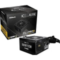 ASRock FUENTE ALIMENTACION ASROCK CL-750G,PSU,750W,80 PLUS GOLD,120MM,ACTIVE PFC,PCI-E 5.1 (12+4pin)x1,PCI-E (6+2 pin)x4,SATA (5 pin)x4 - imagen 1