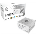 ASRock FUENTE ALIMENTACION ASROCK SL-1000GW,PSU,1000W,80 PLUS GOLD,135MM,MODULAR,PCI-E 5.1 (12+4pin)x1,PCI-E (6+2 pin)x3,SATA (5 pin)x9 (BLANCA) - imagen 1