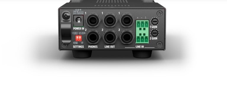 LD SYSTEMS INTEGRATION SERIE TICA (LDHPA2) 2-CHANNEL HEADPHONE AMPLIFIER WARRANTY 5 YEARS (PU8) - imagen 3
