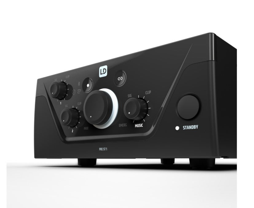 LD SYSTEMS INTEGRATION SERIE PREAMPLIFIER (LDPREST1) 4-CHANNEL STEREO MIXER PREAMPLIFIER WARRANTY 5 YEARS (PU6) - imagen 3