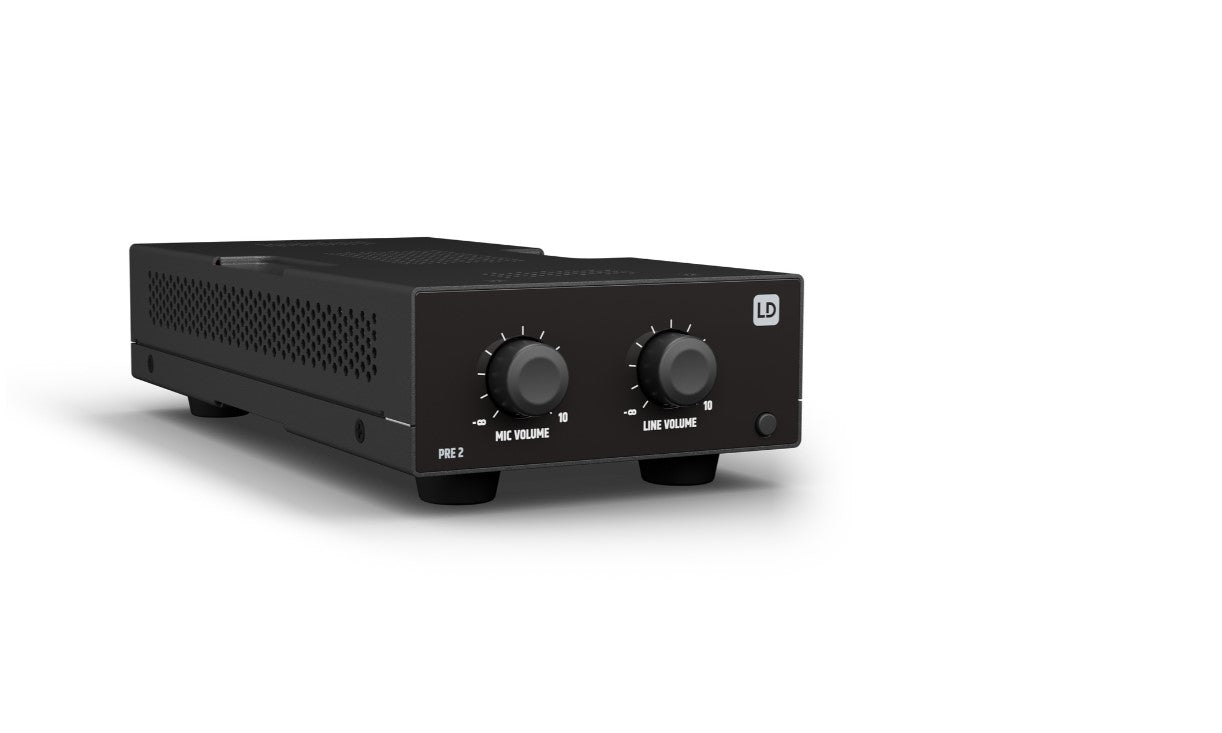 LD SYSTEMS INTEGRATION SERIE TICA (LDPRE2) TWO-CHANNEL MICROPHONE AND LINE MIXER WARRANTY 5 YEARS (PU8) - imagen 2