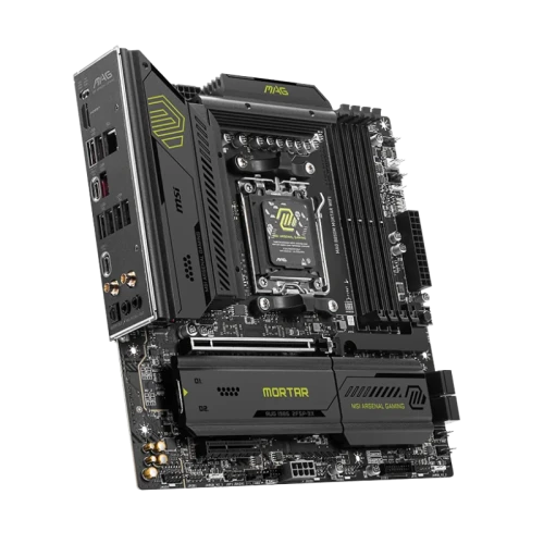 MSI PLACA MSI MAG B850M MORTAR WIFI,AMD,AM5,B850,4DDR5,256GB,1HDMI,4SATA3+3M.2,5GBLAN+WIFI7+BT5.4,9USB3.2,MATX - imagen 2