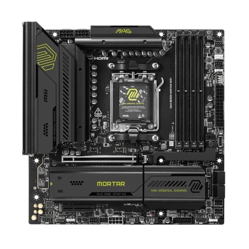 MSI PLACA MSI MAG B850M MORTAR WIFI,AMD,AM5,B850,4DDR5,256GB,1HDMI,4SATA3+3M.2,5GBLAN+WIFI7+BT5.4,9USB3.2,MATX - imagen 3