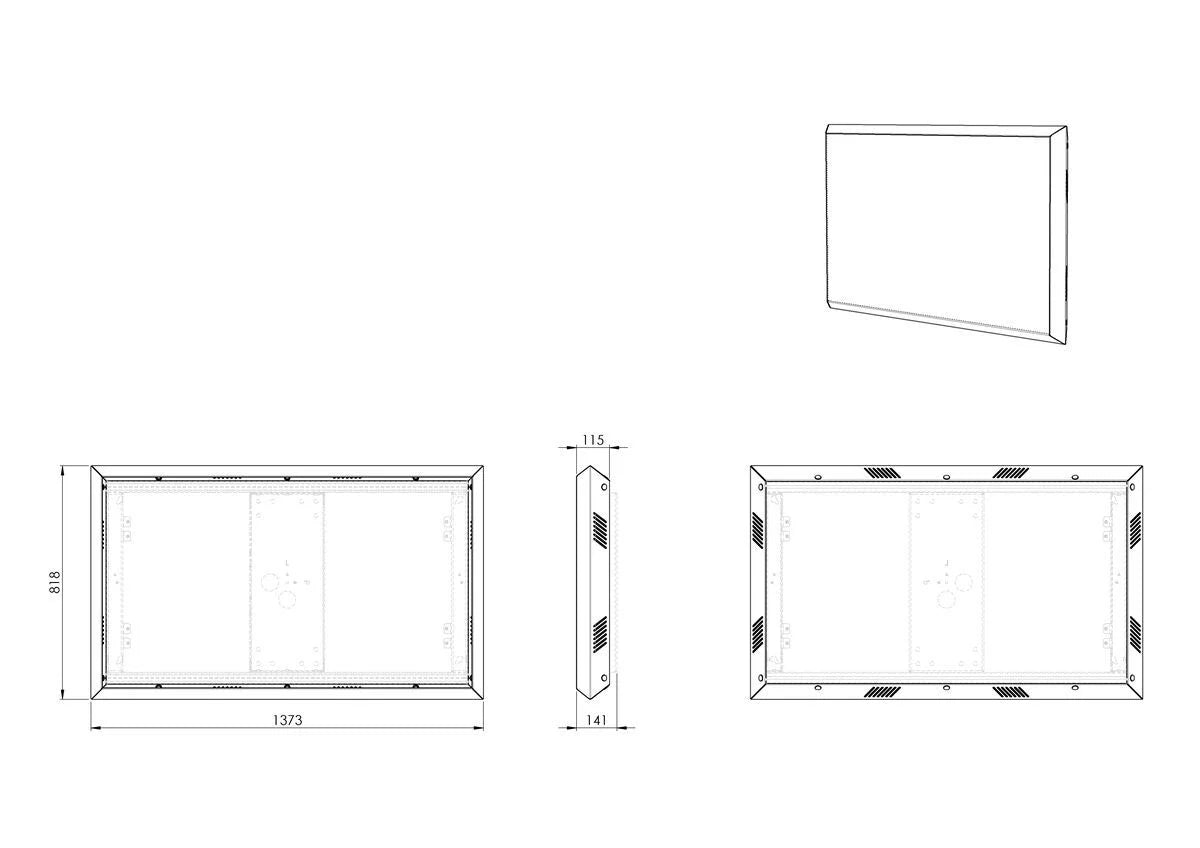 VOGELS GAMA PROFESIONAL POA 9602 TRIM FOR LG 55XE4F (POA 9602) - imagen 2