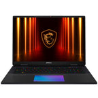 MSI PORTATIL TITAN 18 HX AI A2XWIG-245ES. 18" 16:10 UHD+ (3840X2400) 120HZ, IPS. INTEL CORE ULTRA 9 285HX. NVIDIA GEFORCE RTX 5080 , GDDR7 16GB. DDR5 6400MHZ 32GB*2. 2TB NVME PCIE SSD. W11 HOME. NEGRO - imagen 1