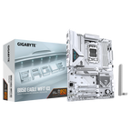 GIGABYTE B850 EAGLE WIFI7 ICE Placa base - Procesadores AMD Ryzen serie 9000, VRM digital de 8+2+2 fases, hasta 8200 MHz DDR5 (O.C.), 1x M.2 PCIe 5.0 + 2x M.2 PCIe 4.0, Wi-Fi 7, LAN 2.5 GbE, USB 3.2 Gen 2 - imagen 1