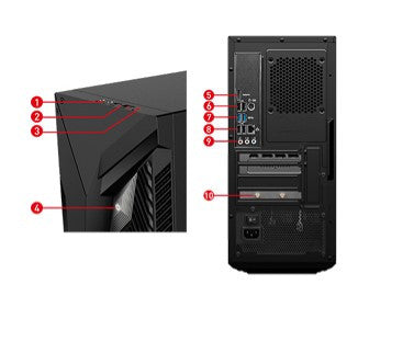 MSI CPU MAG INFINITE S3 14NUE7-1834ES. I7-14700F. RTX 4070 SUPER 12G VENTUS 2X OC. 32GB(16GB*2) DDR5. 1TB SSD. 2TB 3.5" HDD. W11 HOME - imagen 2