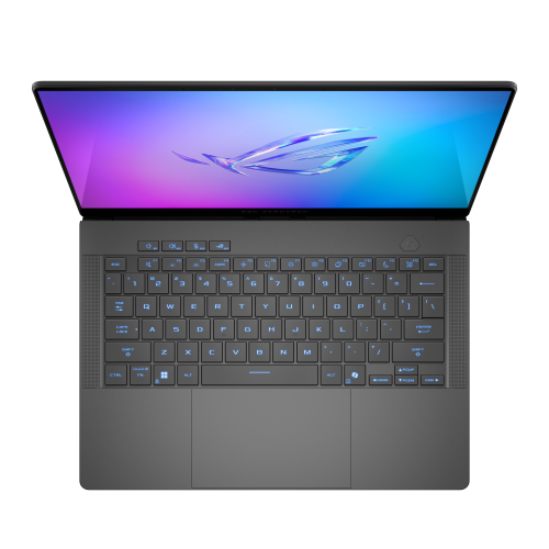 ASUS ROG Zephyrus G14 OLED GA403UM-QS002 - Ordenador Portátil Gaming de 14" 3K 120Hz (AMD Ryzen 9 270, 32GB RAM, 1TB SSD, NVIDIA RTX 5060 8GB, Sin Sistema Operativo) Gris Eclipse - Teclado QWERTY español - imagen 2