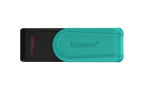 Kingston Technology DataTraveler 128GB Portable USB 3.2 Gen 1 Exodia S (Black/Turquoise) - imagen 1