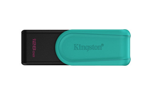 Kingston Technology DataTraveler 128GB Portable USB 3.2 Gen 1 Exodia S (Black/Turquoise) - imagen 1