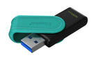 Kingston Technology DataTraveler 128GB Portable USB 3.2 Gen 1 Exodia S (Black/Turquoise) - imagen 2