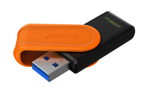 Kingston Technology DataTraveler 256GB Portable USB 3.2 Gen 1 Exodia S (Black/Orange) - imagen 2